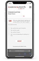 notre questionnaire démo version mobile